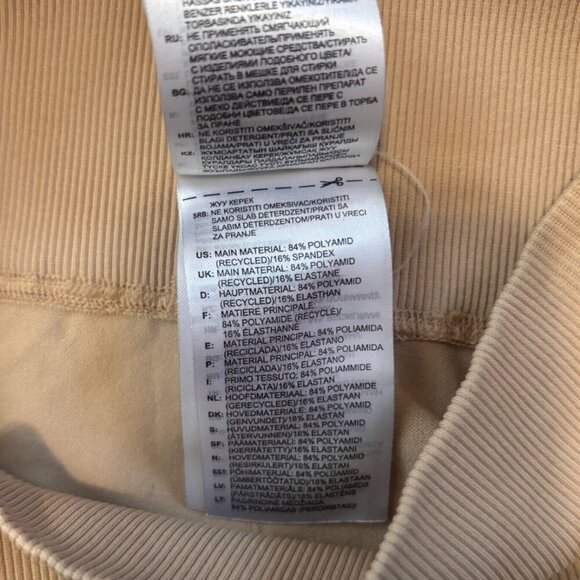 Adidas Women's Formotion Sculpt High Rise 7/8 Tights Tan Sz Small - Picture 8 of 8